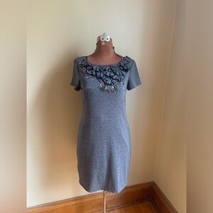 Muse beaded knit dress
